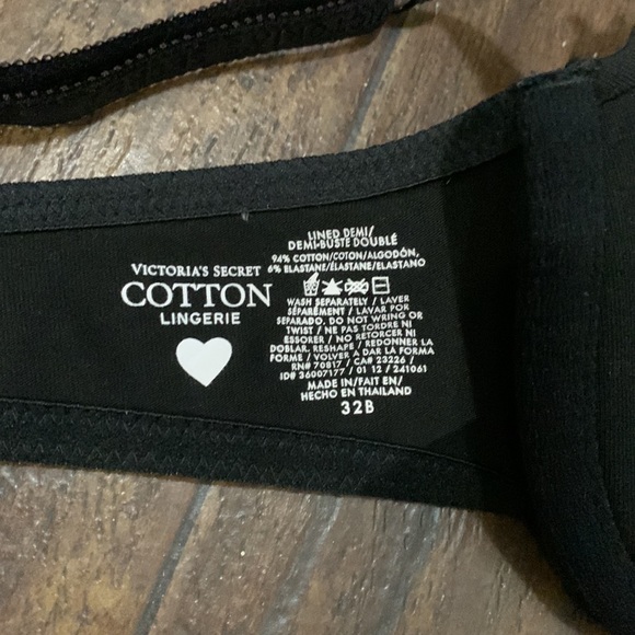 Victorias Secret Cotton Bra - 32 B - Picture 4 of 4